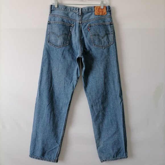 Levi's Strauss & Co. Mens Mid Rise Relaxed Fit Straight Denim Jeans Size 33x32 - Picture 2 of 8